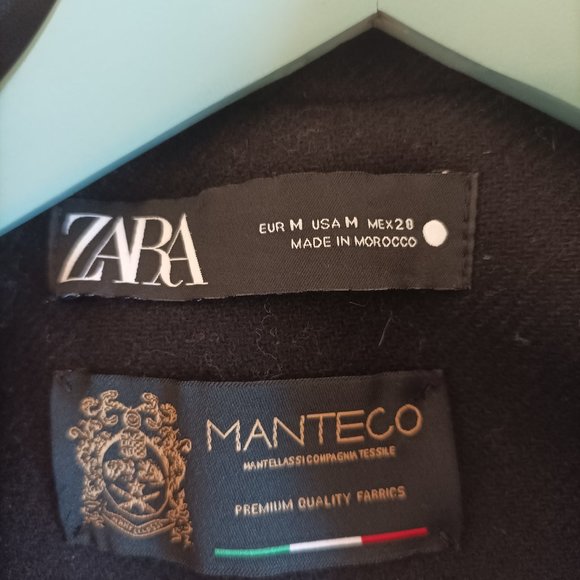 Zara long black coat - Picture 1 of 6